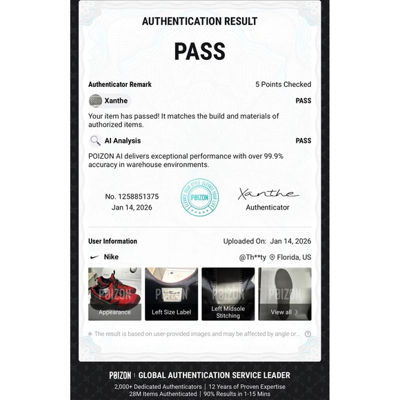 Nike Air AUTHENTICATED Huarache Mens Size 10.5 Gym Red Black Sneaker 806807-600 - Picture 2 of 10